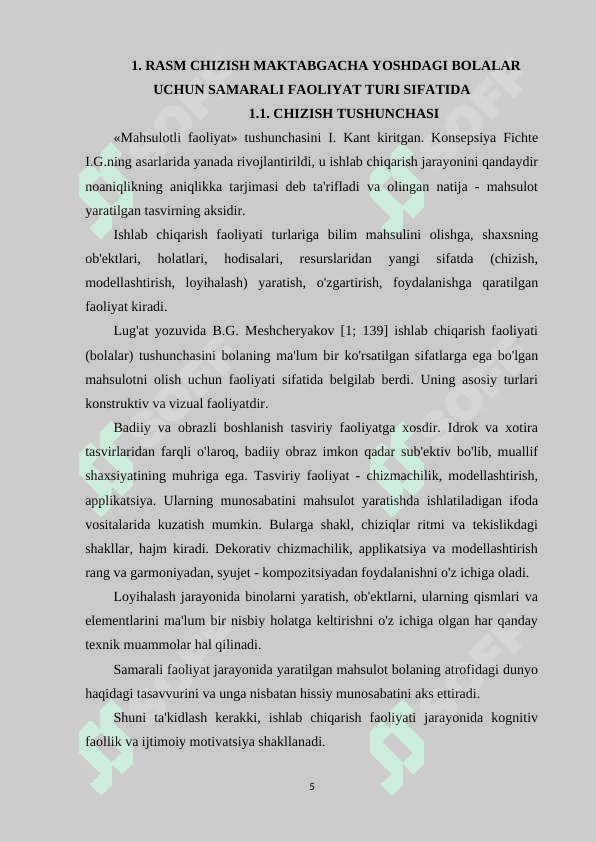 RASM CHIZISH MAKTABGACHA YOSHDAGI BOLALAR UCHUN SAMARALI FAOLIYAT TURI 4