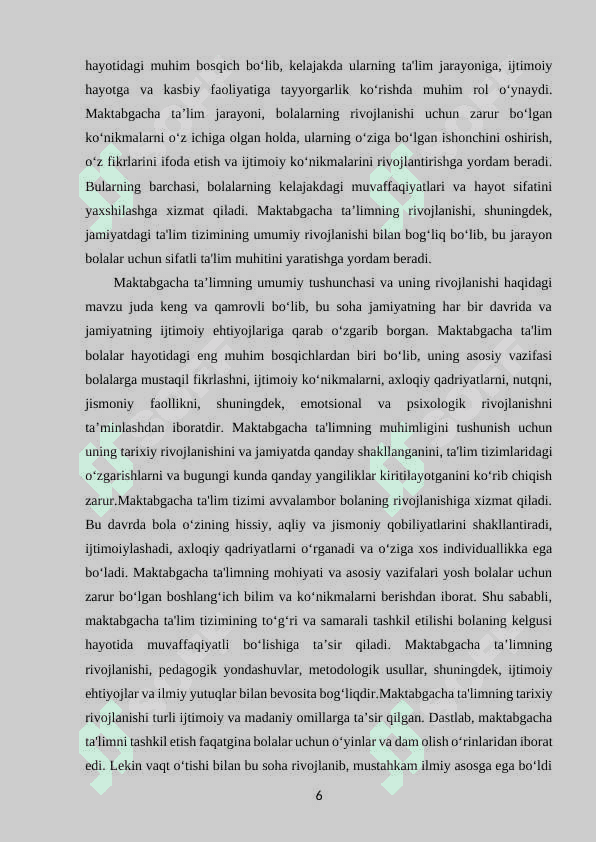 MAKTABGACHA TA'LIM TASHKILOTI TARBIYACHISINING ASOSIY ISH FUNKSIYALARI 6