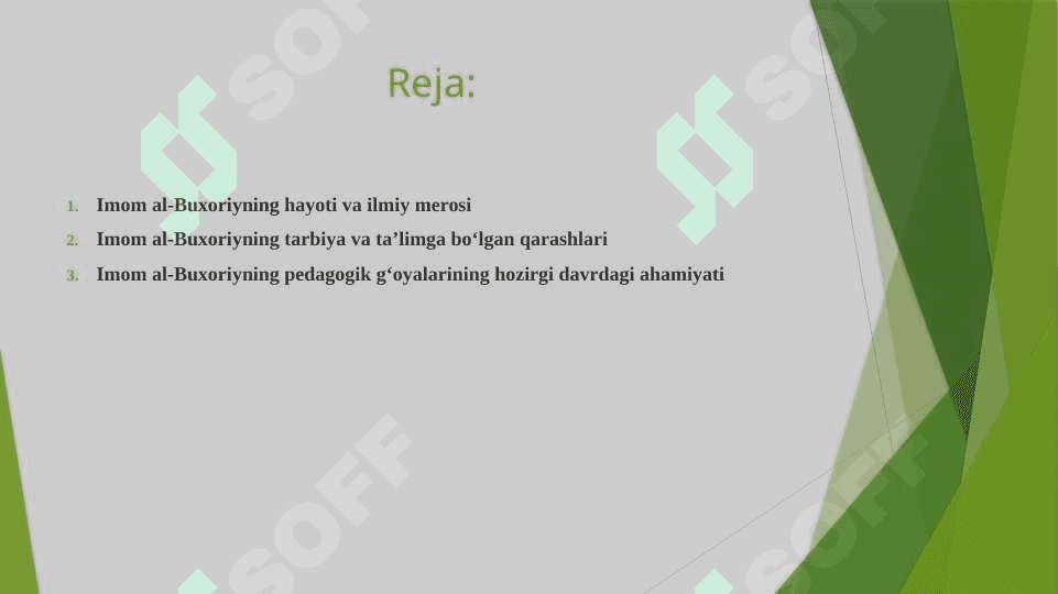 Imom al-Buxoriyning pedagogok g'oyalari 2