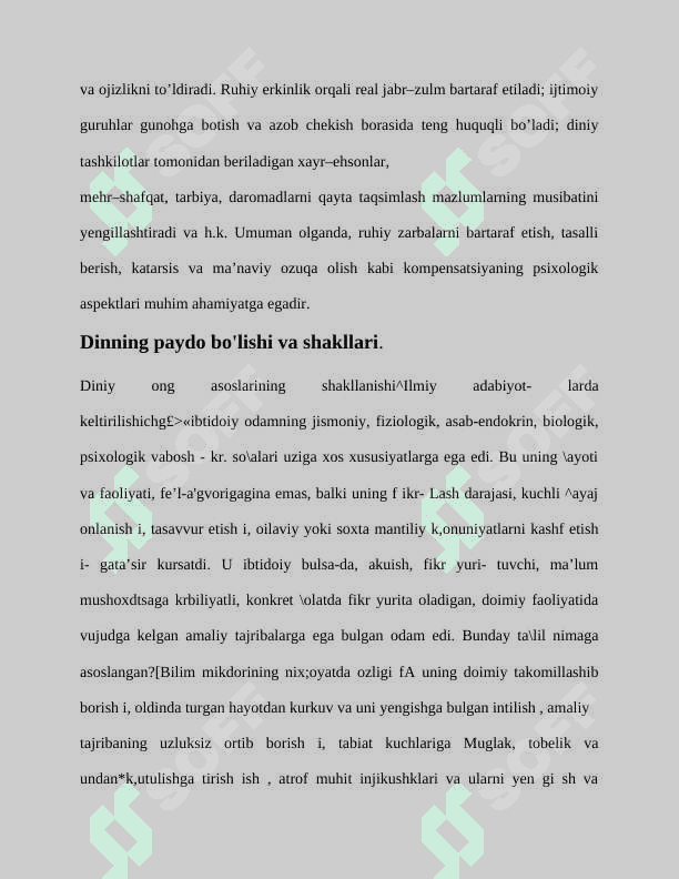 Din psixologiyasi haqida tushuncha 5
