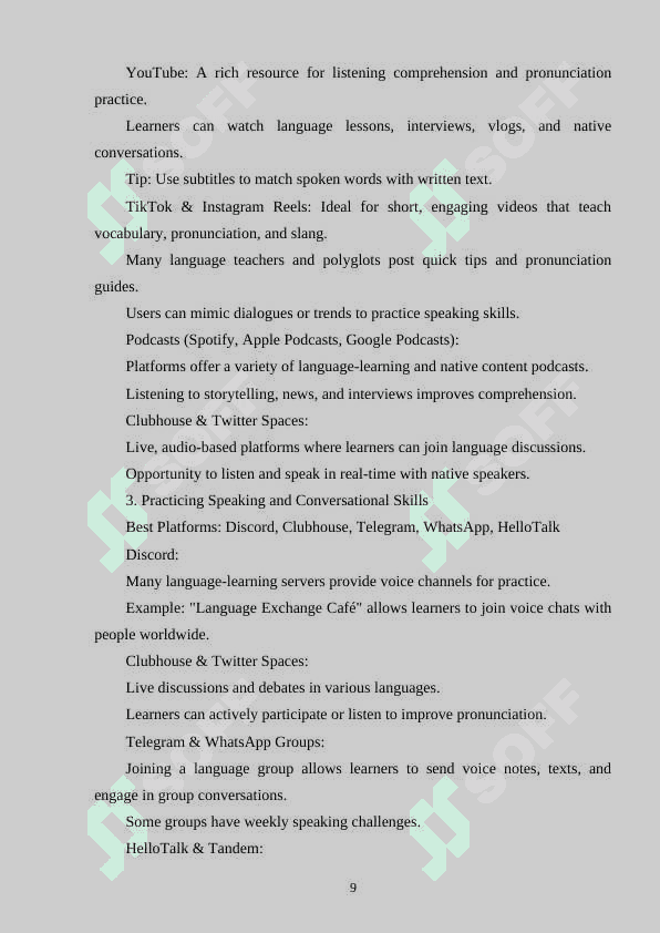 SOCIAL MEDIA AS A TOOL FOR LANGUAGE PRACTISE 8