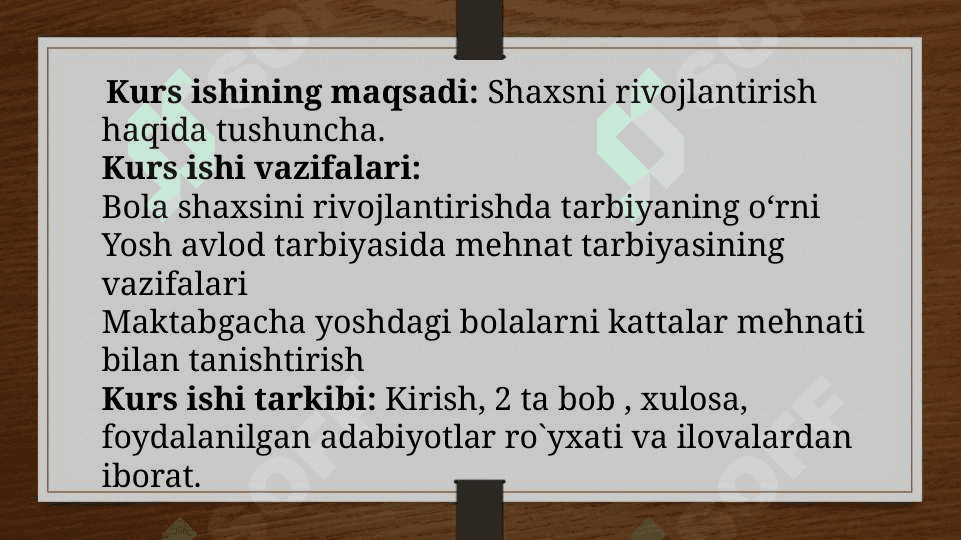 Mexnat tarbiyasining nazariy asoslari 4