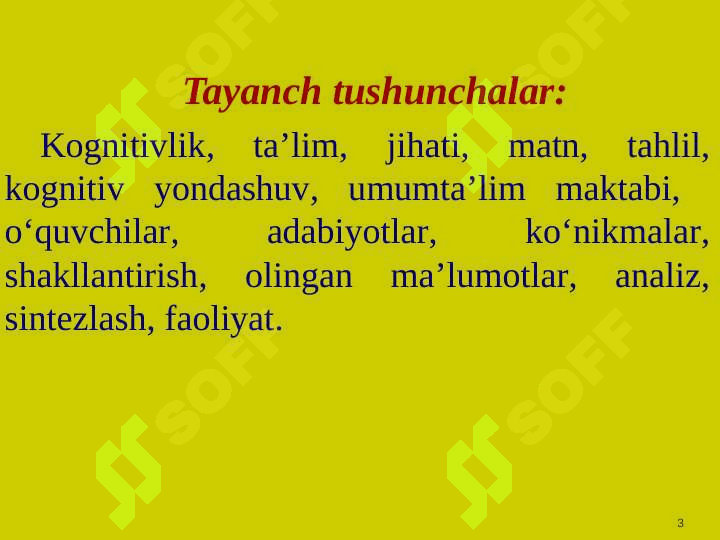 Ta’lim jarayonida o‘quvchilarda  kognitivlikni shakllantirish. 3