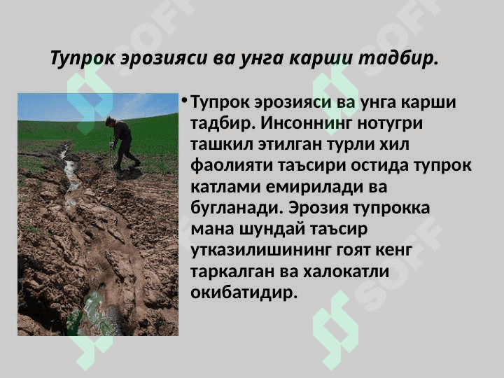 O‘zbekistonda buzilgan yerlar melioratsiyasi 2