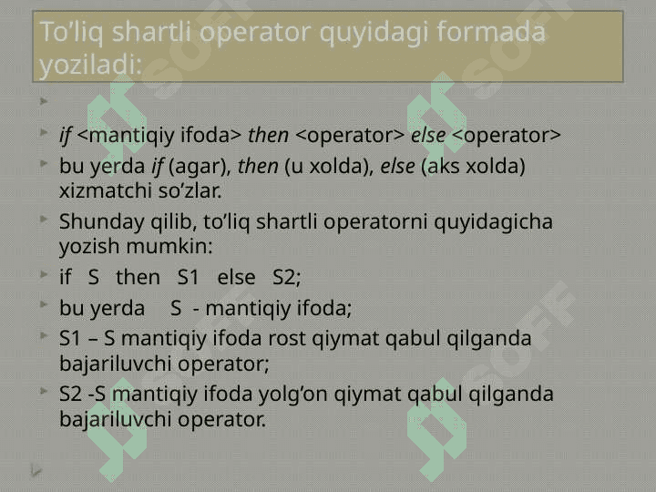 Pascalda tarmoqlanuvchi 8
