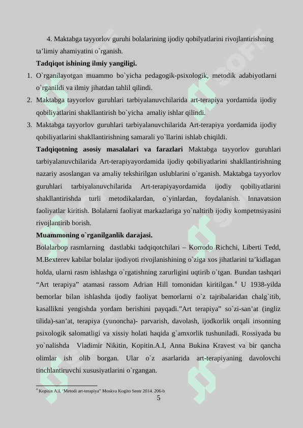 MAKTABGA TAYYORLOV GURUHI BOLALARIDA IJODIY QOBILYATLARINI RIVOJLANTIRISHNING NAZARIY ASOSLARI 5