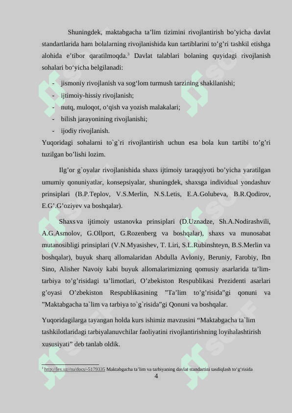 maktabgacha ta’lim tashkilotlaridagi tarbiyalanuvchilar faoliyatini rivojlantirishning loyihalashtirish xususiyati 4