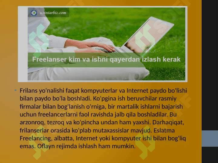 Web-Freelance saytlari bilan tanishish 3
