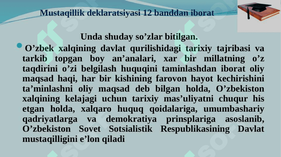 O’zbekistonning iqtisodiy mustaqilligini taminlashga qaratilgan strategiya asoslari 4