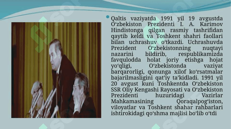 O’zbekistonning iqtisodiy mustaqilligini taminlashga qaratilgan strategiya asoslari 7