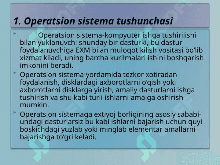 Windows operatsion tizimi, ish stoli, uning 2