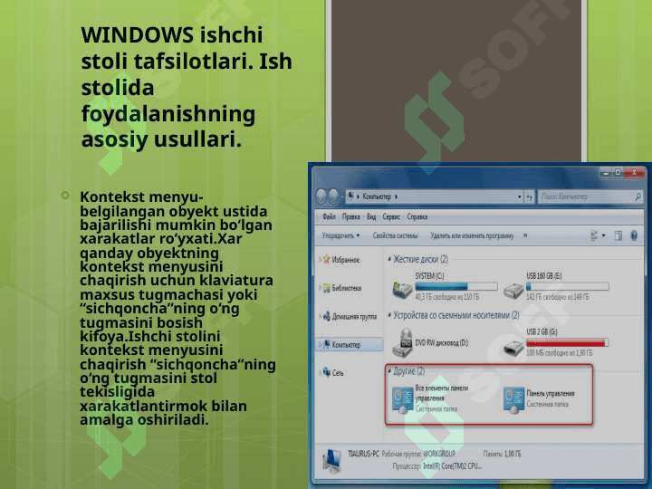 Windows operatsion tizimini sozlash 3