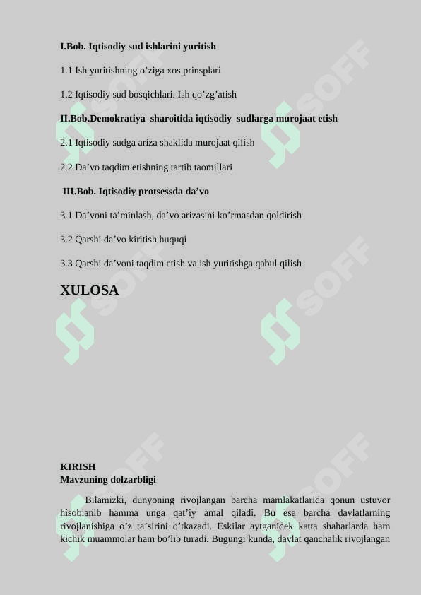 Iqtisodiy protsessda qarshi da’vo tushunchasi va uni qabul qilish tartibi va shartlari 4