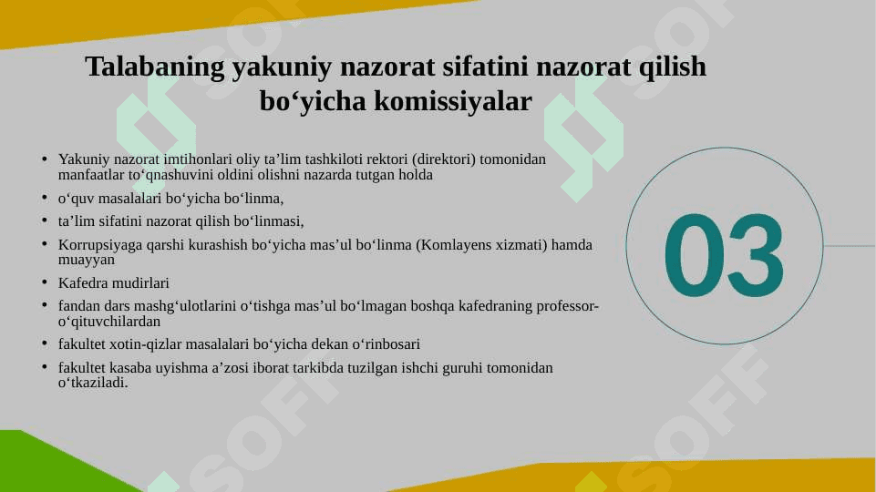 OLIY O‘QUV YURTLARIDA O‘QUV JARAYONINI  KREDIT-MODUL TIZIMDA  TASHKIL QILISH 4