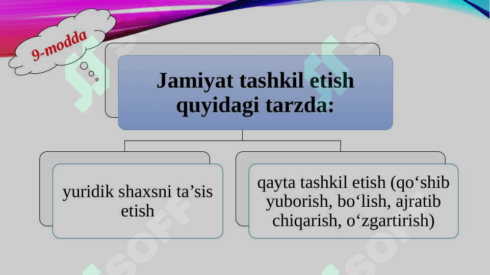 Aksiyadorlik jamiyatlarini tashkil etish (qayta tashkil etish, tugatish, qo'shib olish) 5