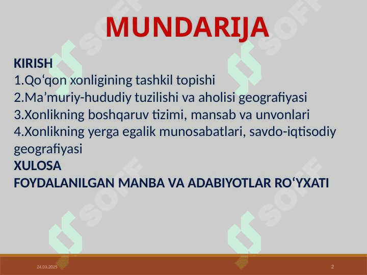 QO‘QON XONLIGIDA YER EGALIGI SHAKLLARI 2
