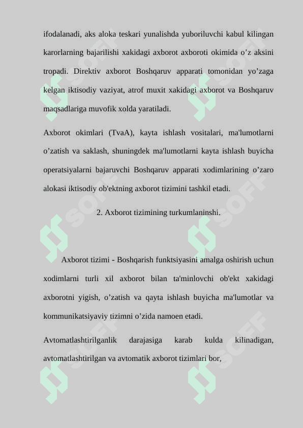 Axborot turlari va ishonchliligi. 4