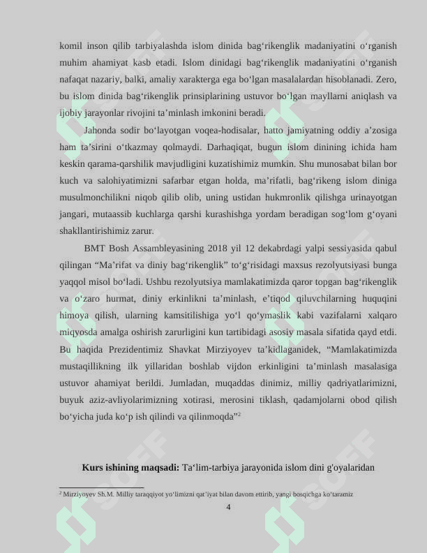 ISLOM DINI G'OYALARINING TA'LIM-TARBIYAGA TASIRI 4