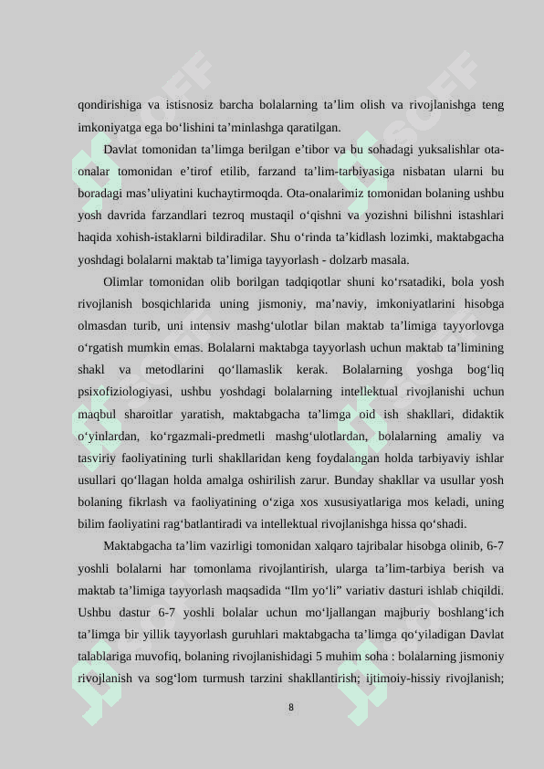 Rasm mashgʻulotlarida davlat talablari asosida bolalarni maktabga tayyorlash 8