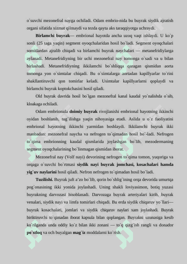 Siydik ajratish tizimi 3