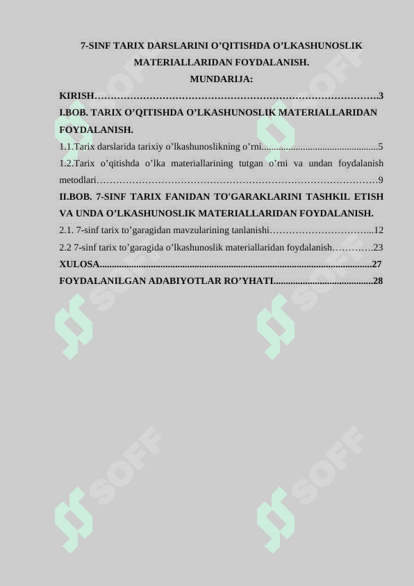 7-sinf tarix darslarini oʻqitishda oʻlkashunoslik materiallaridan foydalanish 2