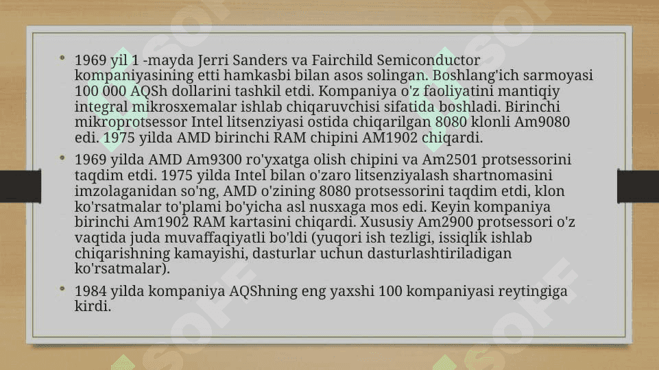 Prosessorlar, turlari va xususiyatlari 7