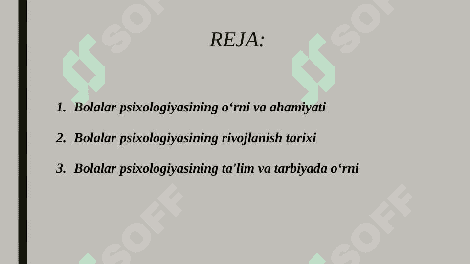 Bolalar psixologiyasi nazariyalari va amaliyoti. 2
