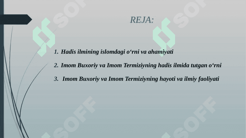 IMOM BUXORIY VA IMOM TERMIZIYNING HADIS ILMIGA QO’SHGAN HISSALARINI QIYOSIY TAHLILI 2