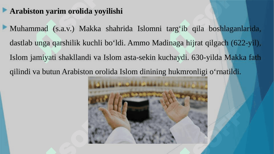 ISLOM DININING YOYILISHI 3