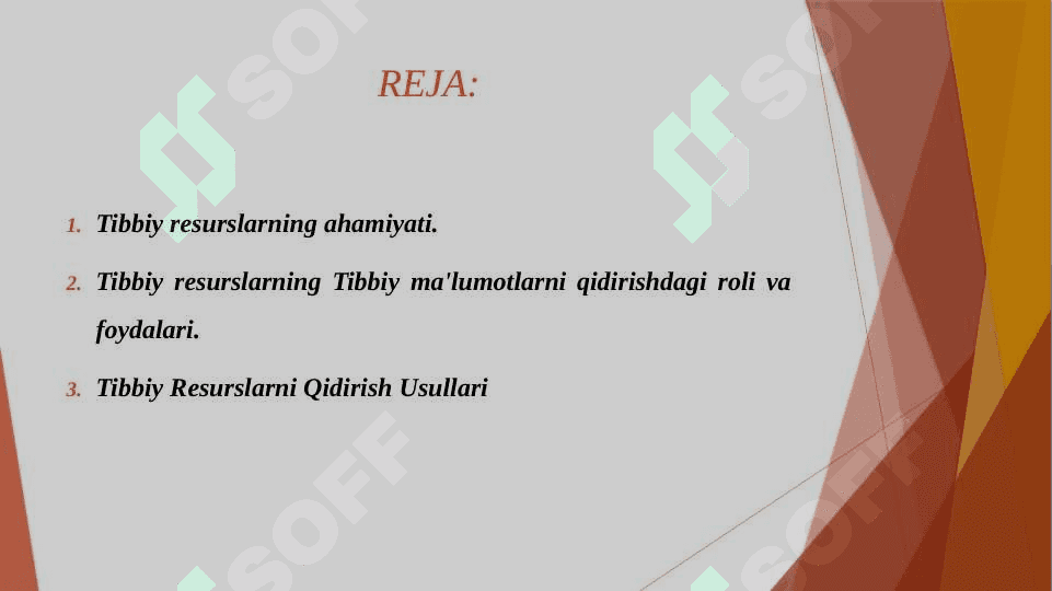TIBBIY RESURSLARNI QIDIRISH VA ULARDAN FOYDALANISH BOʻYICHA ENG SODDA DASTURLARDAN FOYDALANISH 2