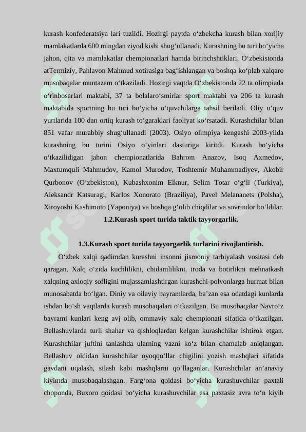KURASH SPORT TURIDA TAKTIK TAYYORGARLIK VA UNI RIVOJLANTIRISH 7