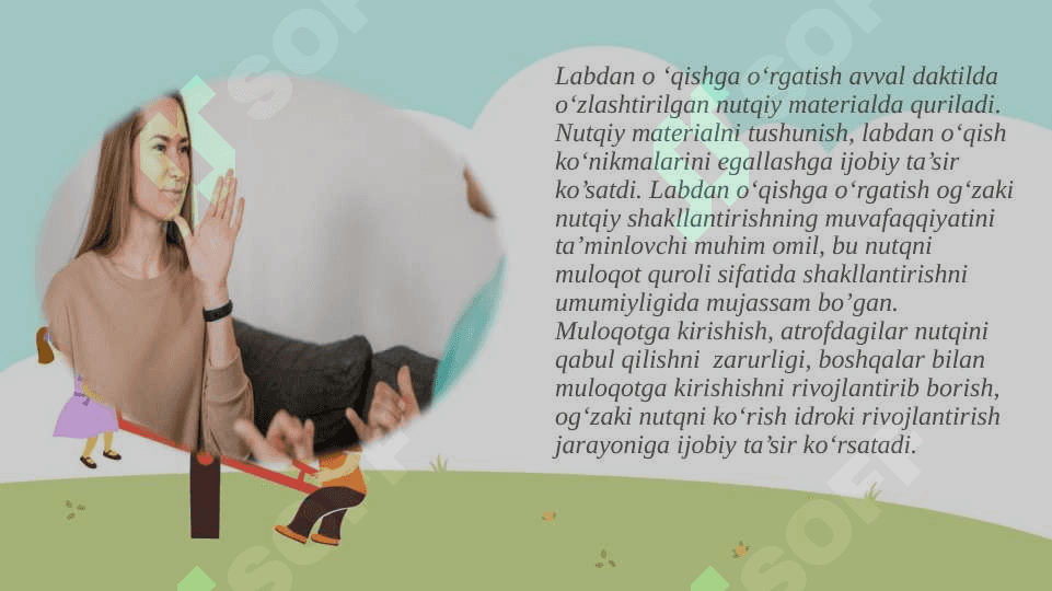 Labdan o'qishga o'rgatish masalalarini aniqlovchi omillar 7