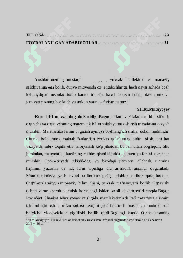 BOSHLANG‘ICH SINFLARDA FAZOVIY SHAKLLARNI  O‘RGATISH METODIKASI 2