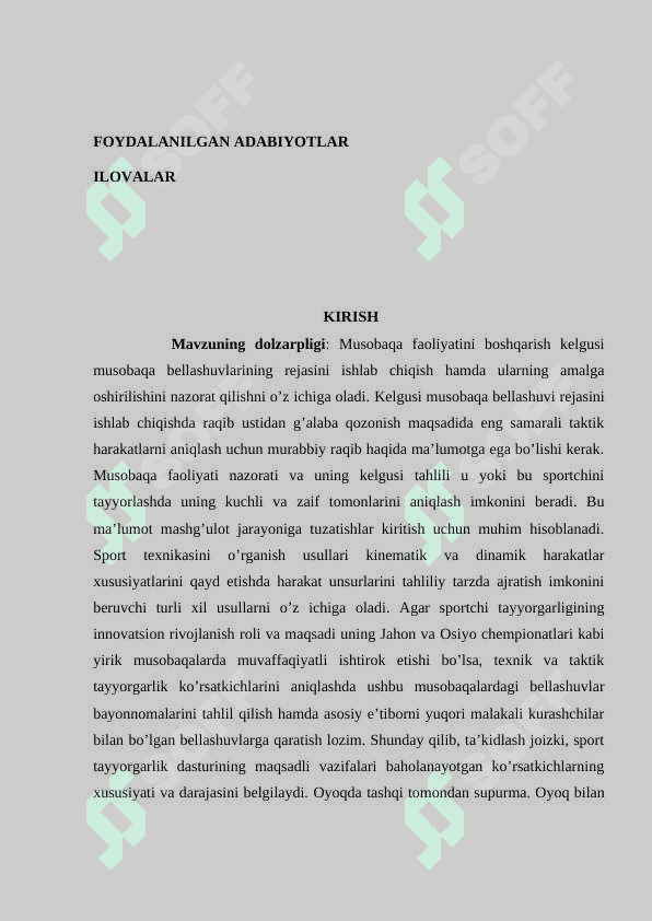 Chil usulini texnik va taktik tayorgarliklarini òrgatish metodikasi 2