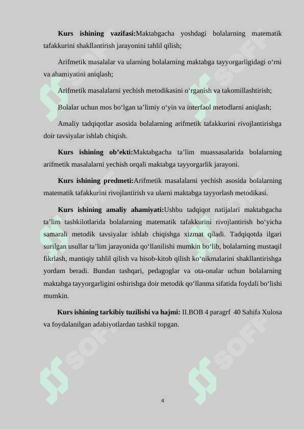 ARIFMETIK MASALALARNI YECHISH ASOSIDA BOLALARNI MAKTABGA TAYYORLASH 4