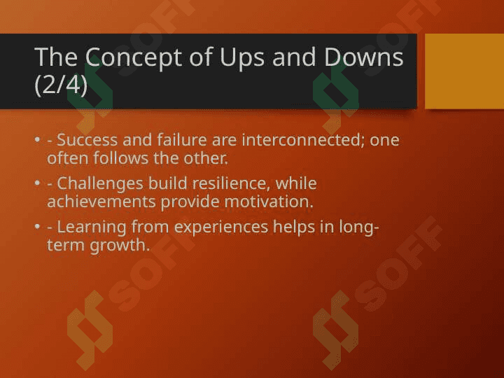 UPS AND DOWNS 5