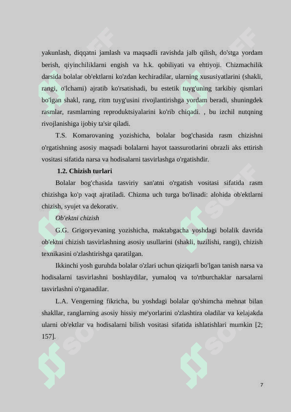 RASM CHIZISH MAKTABGACHA YOSHDAGI BOLALAR UCHUN SAMARALI FAOLIYAT 7