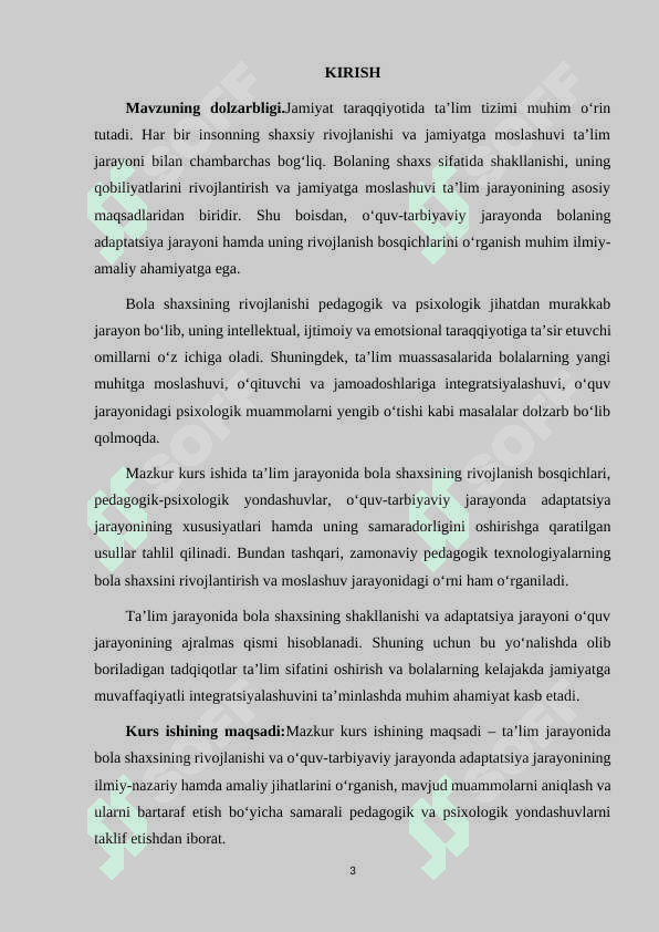 TA'LIM JARAYONIDA BOLA SHAXSINI RIVOJLANISHI VA O'QUV-TARBIYAVIY JARAYONDA ADAPTATSIYA 3