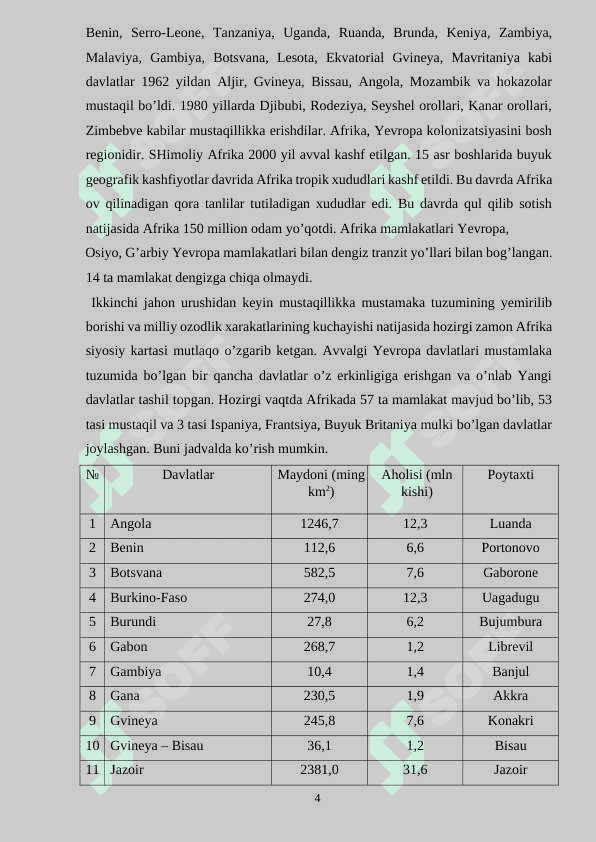AFRIKA MATERIGI SUBREGiONLARI 4