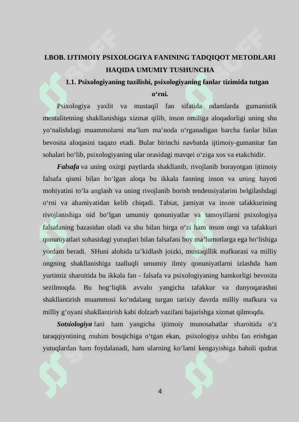 IJTIMOIY PSIXOLOGIYA FANINING TADQIQOT METODLARI 4