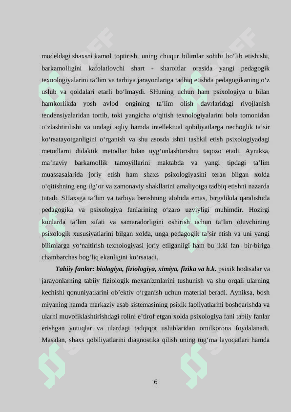 IJTIMOIY PSIXOLOGIYA FANINING TADQIQOT METODLARI 6