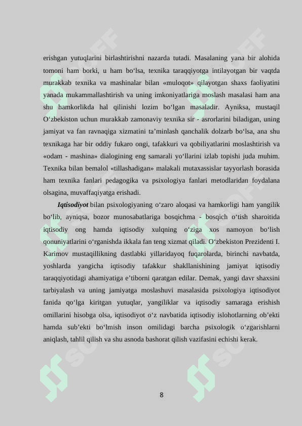IJTIMOIY PSIXOLOGIYA FANINING TADQIQOT METODLARI 8