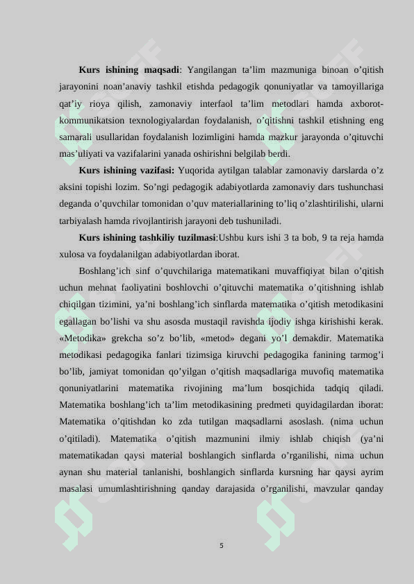 BOSHLANG’ICH SINFLARDA MATEMATIKA FANINI NOAN’ANAVIY USULDA O’QITISH 4
