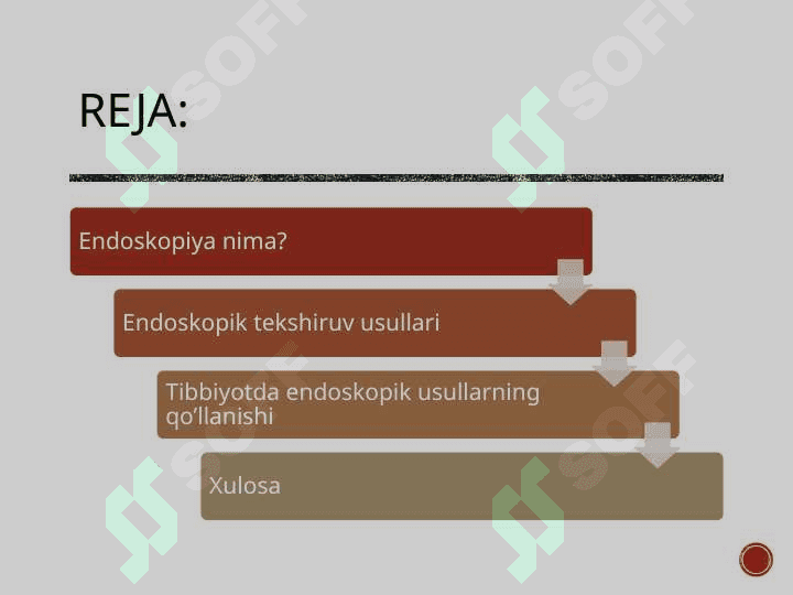 TIBBIYOTDA ENDOSKOPIK USULLARNING QO’LLANILISHI 2