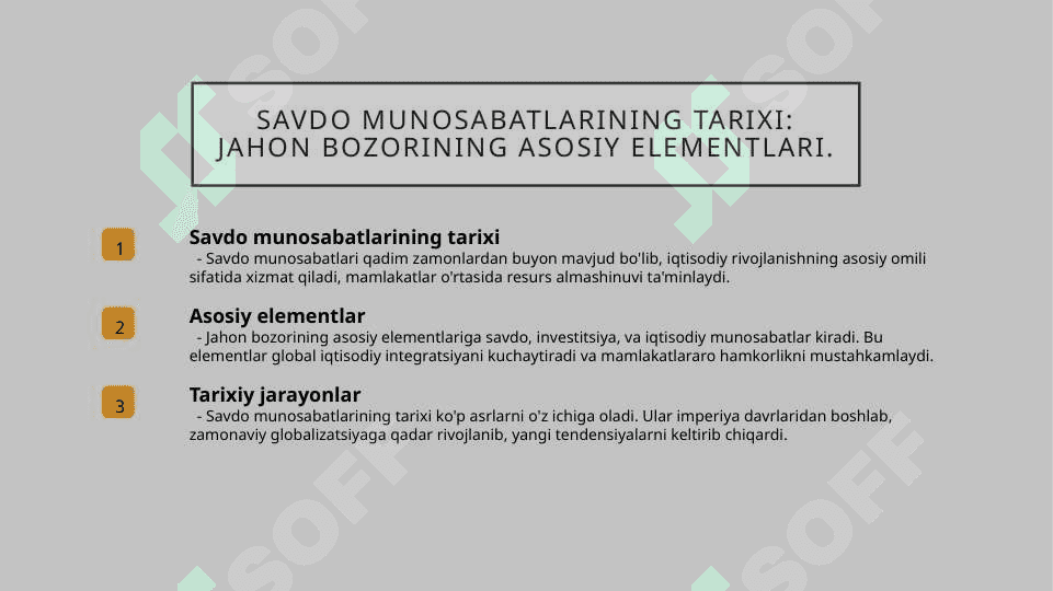 jahon bozorining rivojlanishi bugungi kundagi xolati 5