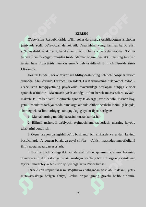KIMYO FANI SHAKLLANISHIDA OLIMLARIMINIZNING ILMIY ME'ROSLARINI O'RGANISH 2