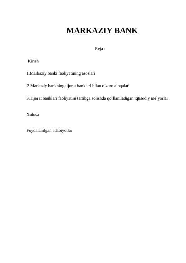 MARKAZIY BANK 1