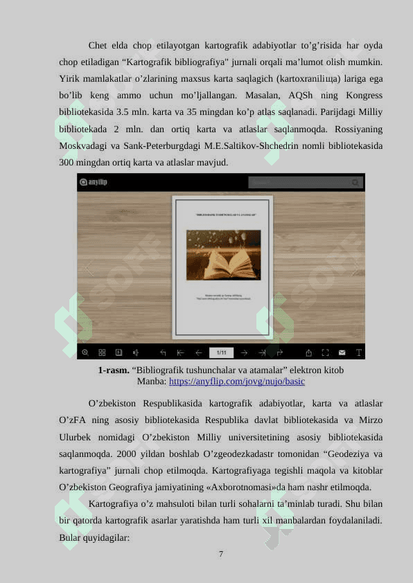 Kartografiya va bibliografiya 7