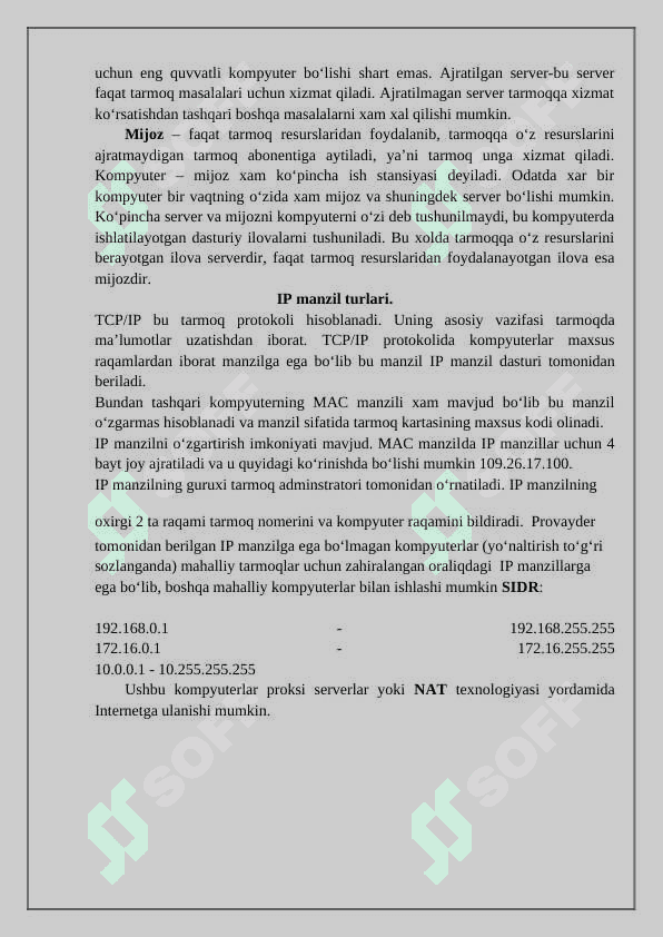 Kompyuter tаrmoq texnologiyala 4