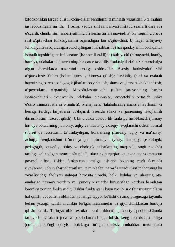 BOSHLANG’ICH SINF O’QITUVCHILARINI OTA-ONALAR MAJLISINI TASHKIL QILISH METODIKASI 3